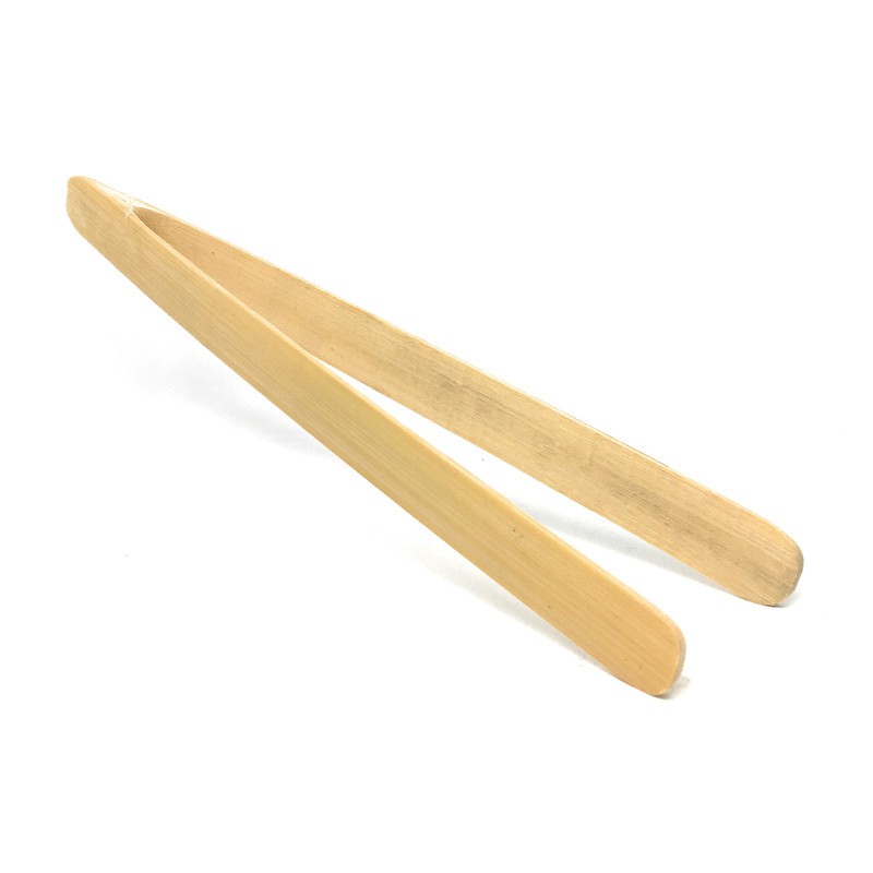 Pinza Bambú Natural Pinza de Tostadas Bambú Pinzas de Cocina de Bambú 10 Piezas Pinzas de Bambú Sostener Sushi para Preparar té Pasta etc. Tenazas para Grill