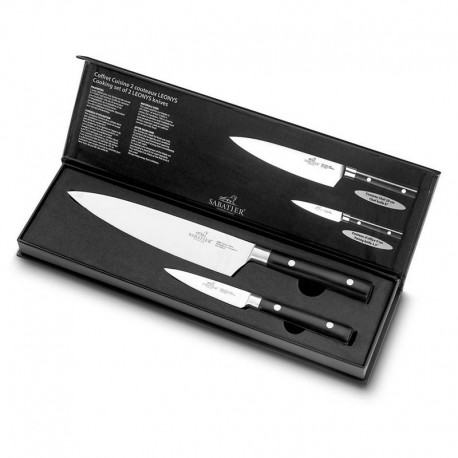 Set cuchillos Chef y pelador Sabatier Leonys