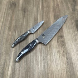 Set Cuchillo de Cocina y pelador Shun Nagare